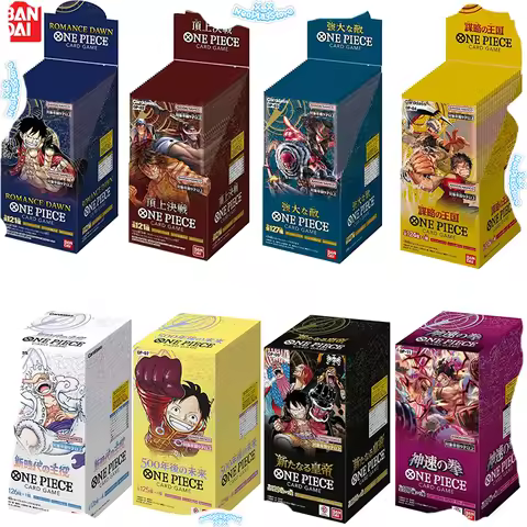In Stock One Piece Op01-op16 Series Card Game Romance Dawn Booster Box Anime TCG Collection Card Ani