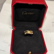 Cartier Trinity Classic 18K 卡地亞 三環戒指