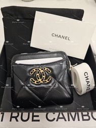 Chanel 19 Coins Bag Purse 散紙包豆腐包