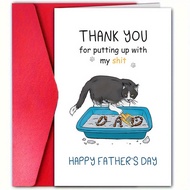 [Coisíní] Creative Greeting Card With Envelope For Cat Caregivers Cat Greeting Card