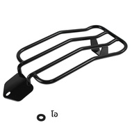 รถจักรยานยนต์สีดําHeavy Dutyด้านหลังกระเป๋าเดินทางRack Bracketชั้นวางสําหรับHonda Rebel 1100 / CMX11