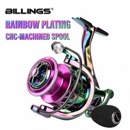 Billings Metal Spinning Wheel Fishing Reel Long-range Casting Reel Sea Rod Reel Fishing Gear Fishing