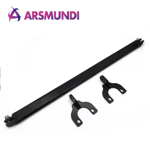 Rear Strut Bar Black for 92-00 Civic EG EK/93-97 Del Sol/94-01 Integra DC2