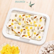 MXMIO Ice Cream Maker Stainless Steel Durable Rolled Ice Cream Ice Cream Pan with 2 Spatulas Refrigeration Fry Ice Plate