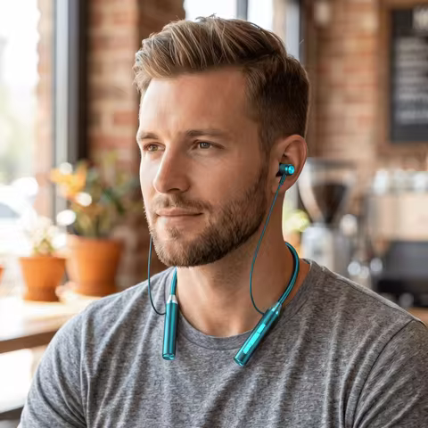 Bluetooth 5.0 Wireless Bluetooth Headphones With Mic Magnetic Design Neckband Earphone Wireless 9D S