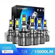 Newest N74 Car H4 LED Headlight H11 H7 9005 9006 9012 72w 15000lm 6500k