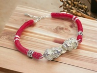 招財貔貅蠶絲蠟線手鍊