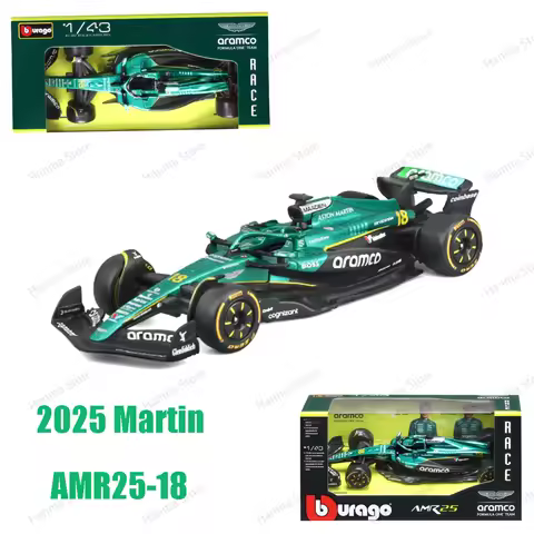 Bburago 1:43 2025 RB21 JP A525 W16 McLaren MCL39 SF25 Ferrari F1 Racing Formula Car Static Simulatio