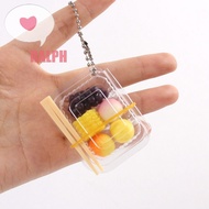 RALPH Simulation Fast Food Box Keychain, Fast Food Box Simulation Mini Fast Food Box Keychain, Plast