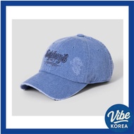 [Korea]KPop Demon Hunters X 8SECONDS Collabo SAJA BOYS Damage Baseball Cap – Blue & Light Green, Uni