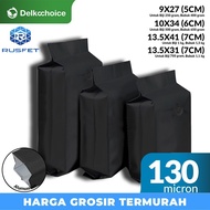 ALUMINUM BAG GUSSET BLACK CENTRAL SEALING - ALUMINUM VALVE PACKAGING