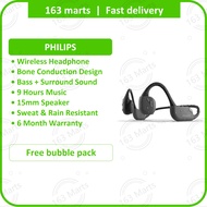 PHILIPS Wireless bluetooth Open Ear Headphones Bone conduction design with microphone