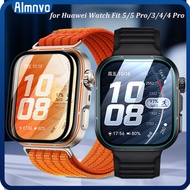 Tempered Glass Full Film for Huawei Watch Fit 5/5 Pro/3/4/4 Pro Screen Protector 3D Anti Gores Smart