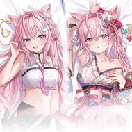 vtuber Hakui Koyori Cosplay Pillow Case Dakimakura Double Sided Hugging Body Throw Cushion Pillow Co