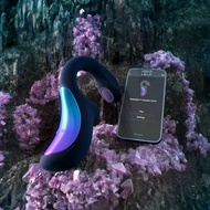 瑞典LELO ENIGMA Double Sonic 智能聲波吸吮+G點按摩器-暴風黑