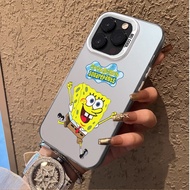 HP SpongeBob Csing Square Pants Silver Color Mtte Premium Silver nti Jtuh Hrd Case For Oppo A3X 16 3