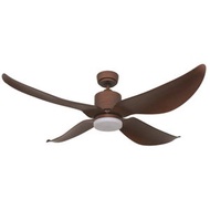 FANZTEC DC CEILING FAN WITH LED AND REMOTE INTERCHANGEABLE 2, 3 OR 4 BLADES (52 INCH) FTTWS1 (ROSEWOOD) - INSTALLATION CHARGES APPLIES