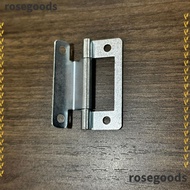 ROSEGOODS1 5pcs/set Door Hinge, No Slotted Connector Flat Open, Creative Interior Soft Close Folded Close Hinges Furniture Hardware