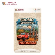 Bromo Adventure Refrigerator Magnet Souvenirs, Souvenirs from East Java, Indonesia Fridge Magnet