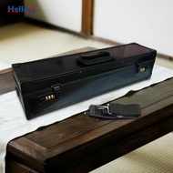 [Hellery] Secure Aluminum Knives Case with Handle and Slots Chef Knives Block Organizer for Home Coo