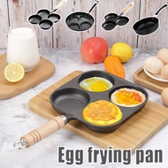 Egg Frying Pan 4/3 Holes Hamburg Machine Mold Household Non Stick Pan Uncoated Egg Dumpling Pot