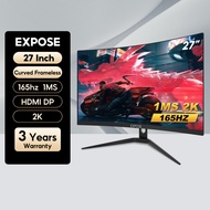 จอคอมพิวเตอร์ 27 นิ้ว จอคอม 165HZ สำนักงาน จอมอนิเตอร์ LED Gaming monitor FULLHD EXPOSE พร้อมส่ง สิน