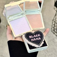 [Best Seller] BLACK NANA Denim Air Powder Compact - Kawalan Minyak, Tahan Lama, Fokus Lembut, Tahan 