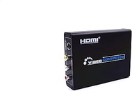 AV+S-VIDEO TO HDMI converter can convert 480I(NTSC)/576I(PAL) format signal to 720P/1080P HDMI signa