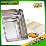 Ringgit Shop Loyang Rectangular Bakeware Nonstick 26x20cm,(10x8in) to (13x16in)Plate Kitchen Deep St