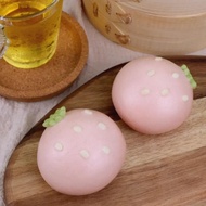 【冷凍店取-艾酷奇】粉嫩草莓鮮奶饅頭(240公克± 3%)