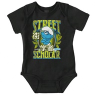 The Smurfs Kanji Street Scholar Baby Bodysuit Jumper Boys Brisco Brands