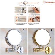 3X Magnification Wall Mount Makeup Vinity Mirror Double-Sided Swivel Extension Mirror3X Magnification ,Double-Sided ,Swivel ,ExtensionWall Mount ,Bathroom,HomeMakeup Vinity