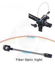 1pcs Bow Arrow Sight Pin Optical Fiber Recurve Bow Sight Pin Square Size 8-32 Unc Screw Thread Recur