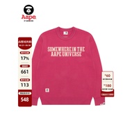 Aape Flagship Store Men's Autumn Winter Letter Jacquard Simple Casual Trendy Round Neck Sweater D300