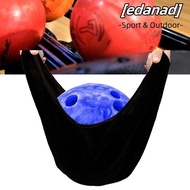 EDANAD Bowling Carry Bag, High Elasticity Black Color Bowling Ball Cleaning Bag, Super Soft Microfib