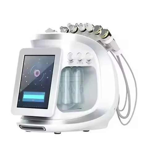 new Water Dermabrasion Oxygen Ice Blue Smart Jet Aqua Peel Small Bubble Skin Cleansing Device facial