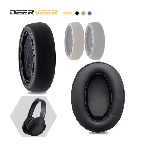 DEERVEER Replacement Earpad For Sony WH-H910N Headphones Ear-Pads Memory Foam Black/Brown/Blue Ear C