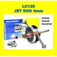 LC135 CRANK SHAFT ASSY RACING 4MM ESPADA LC135 RACING CRANKSHAFT JET 4MM ESPADA LC135 CRANKSHAFT RACING ESPADA 4MM 26556