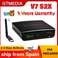 [CPH Digital store]FTA 1080P Gtmedia S2x V7/S5x DVB เครื่องรับสัญญาณดาวเทียม S2กับ Usb Wifi Gtmedia 