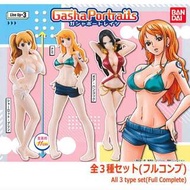 日本最新8月Bandai GASHA PORTRAITS日版海賊王 One Piece 娜美 女帝 布琳 泳裝女角 性感水着登場3種 扭蛋