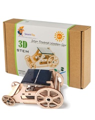 Wooden Solar Model Cars to build for kids 9-12, Educational Science Kits for Kids age 12-14, Gifts f