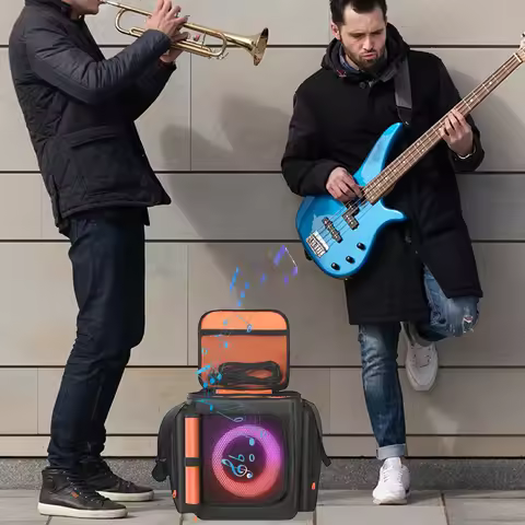 For JBL Partybox Encore Essential 2 Portable Protective Case Double-Sided Speaker Storage Bag Speake