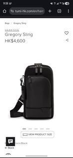 Tumi Harrison Gregory Sling Bag