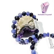 Twinkle Crystal DIY Tanzanite + Blue Pietersite Bracelet