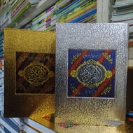 Al Quran Kalamul Ali Gold Silver A5 21 × 15cm Mushaf Ottoman Gold 16 Lines J art 1 Juz 17 pages