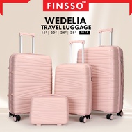 Finsso : 100% PP Material  New Pattern Wave Design Travel Luggage Bag 14inch,20inch,24inch,28inch/WE