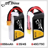Ace Tattu LiPo Rechargeable Battery 850mAh 75C  3S 4S 1P for RC FPV Racing Drone Quadcopter