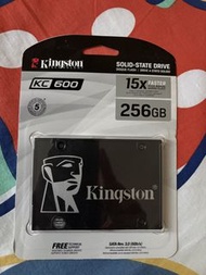 全新Kingston KC600 2.5吋 SATA 256GB SSD 香港行貨 無單