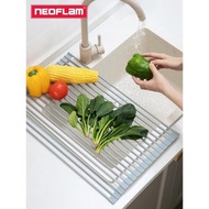 Neoflam廚房可折疊瀝水架水槽碗架洗碗池置物架子神器收納瀝水籃