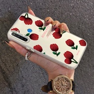Case For Realme 5 5i 5s 6i C3 C3i Hard Anti-Fall Ultra-Thin Rose Pattern Romantic Phone